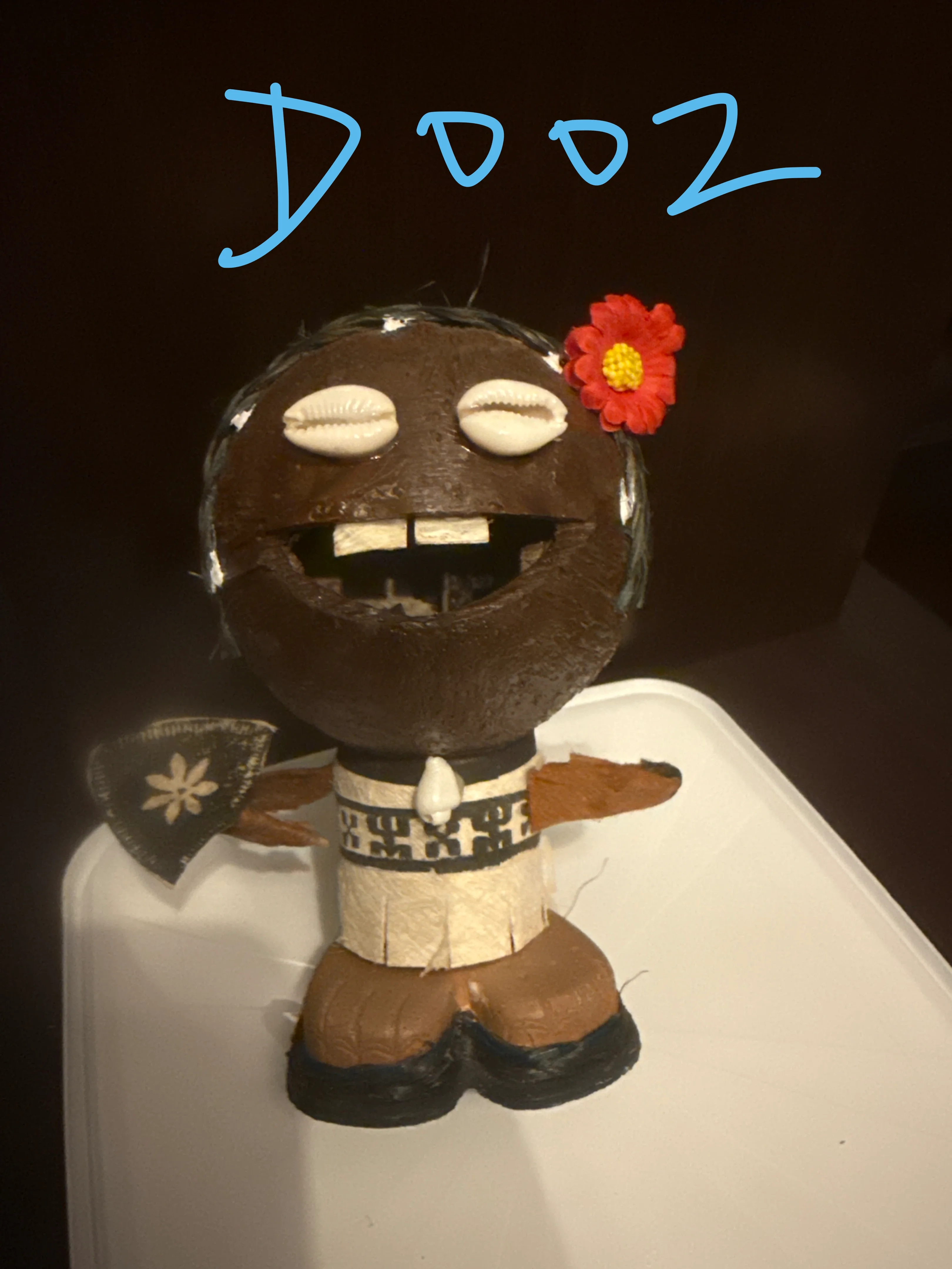 Cannibal Coconut Doll Fiji Islands 2 for $10 image indicator(3)