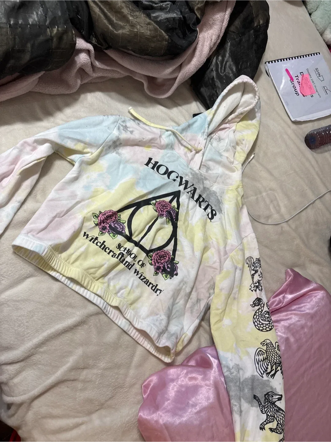 Hogwarts Tie Dye Hoodie thumbnail