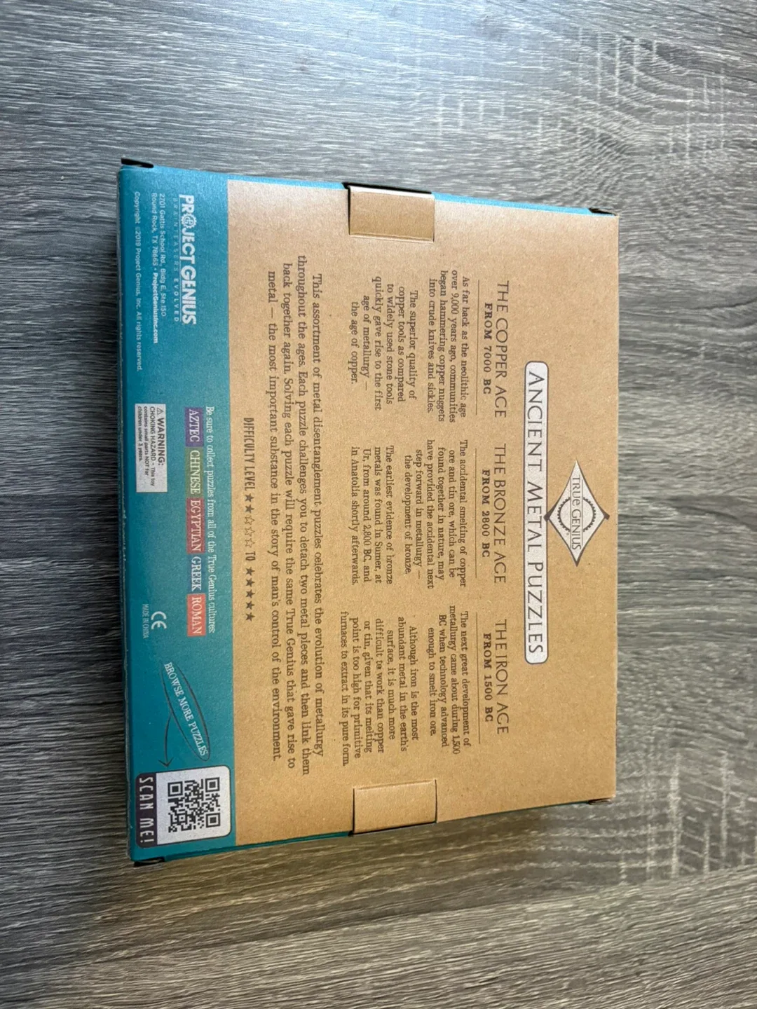 True Genius Ancient Metal Puzzles Set image indicator(3)