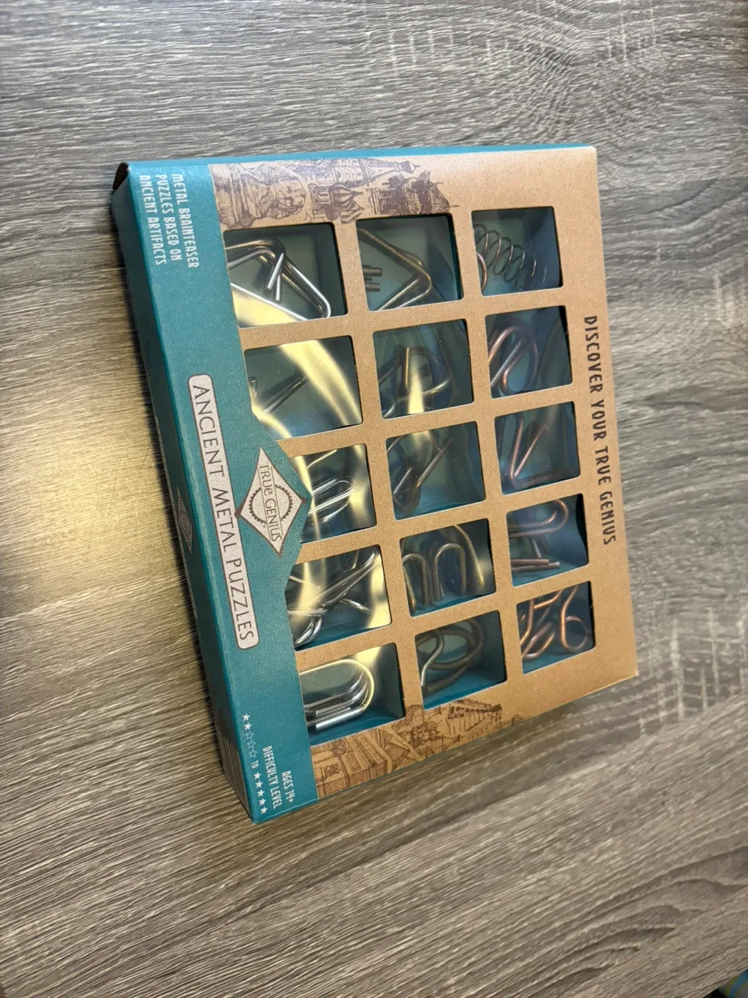 True Genius Ancient Metal Puzzles Set image indicator(2)