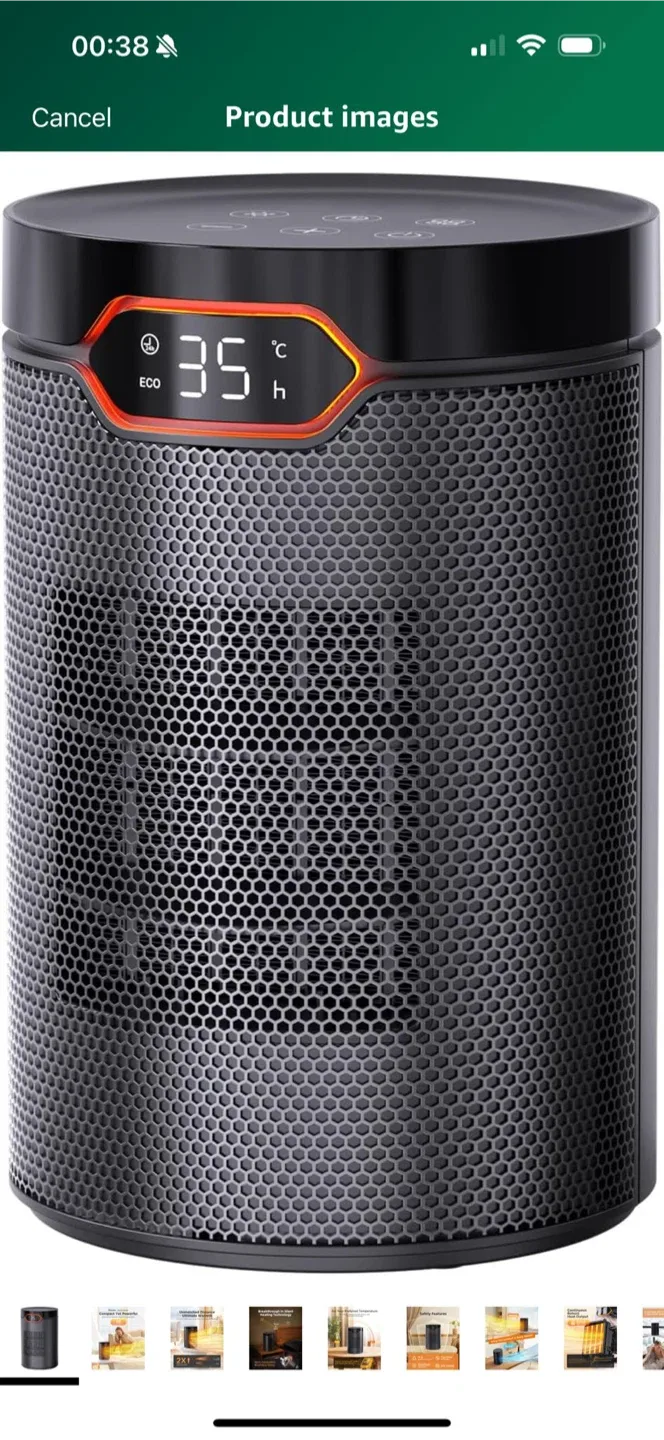 Breezeome Space Heater - Ultimate Warmth thumbnail