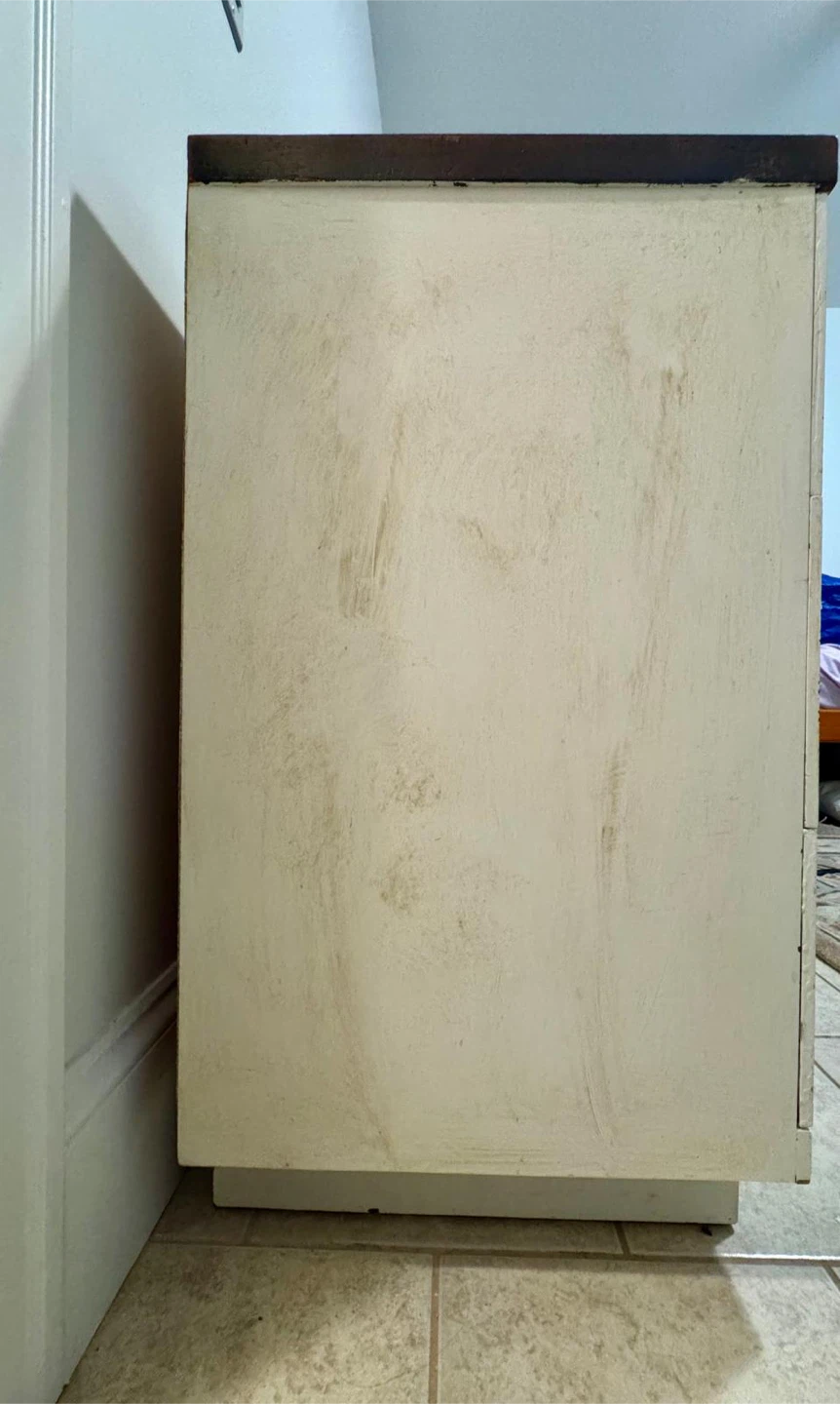 Vintage Dresser - Cream & Dark Wood - photo 3