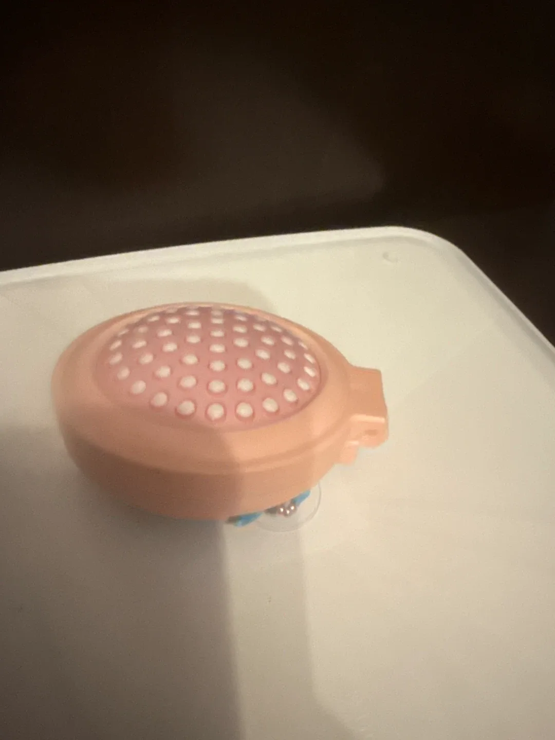 Cute Pink Mini Hair Brush with Mirror image indicator(3)