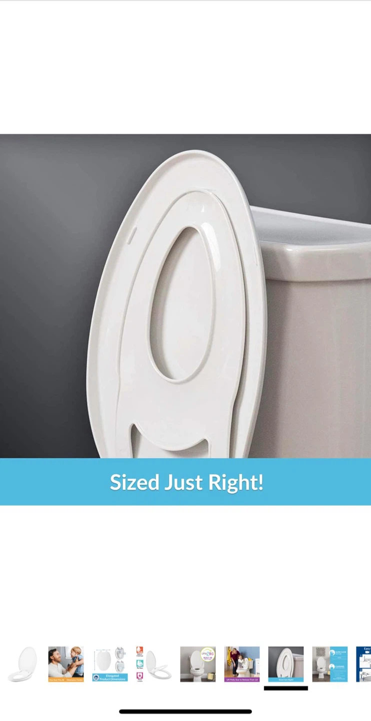 Little2BIG Built-in Potty Seat - Elongated - photo 4
