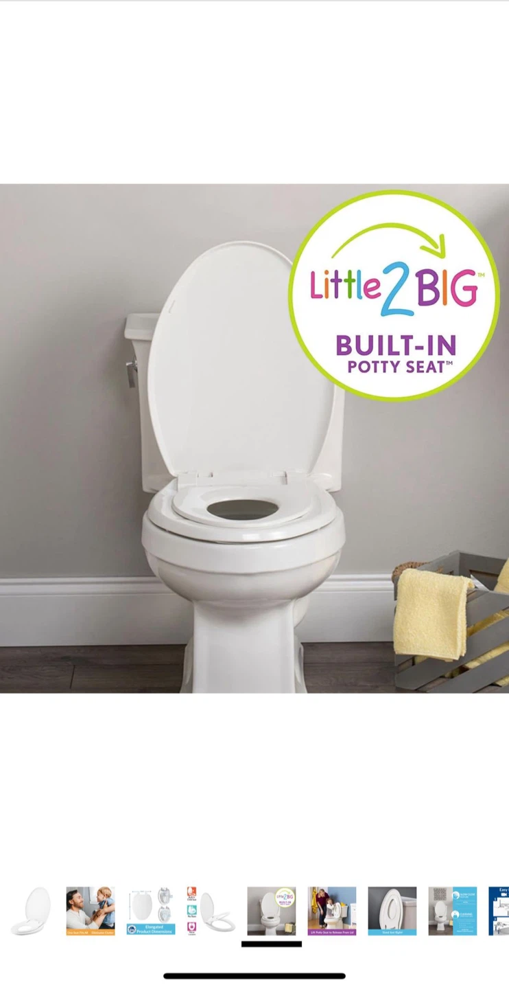 Little2BIG Built-in Potty Seat - Elongated - photo 2