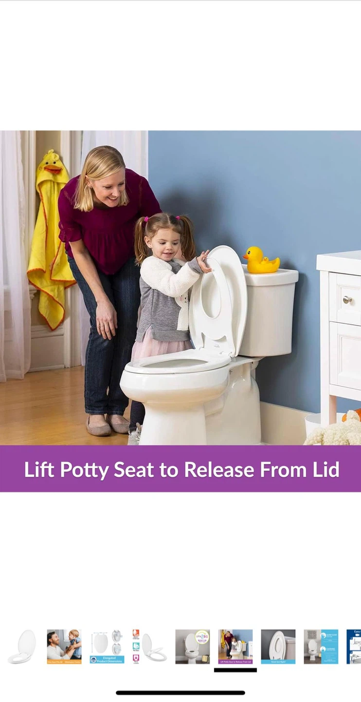 Little2BIG Built-in Potty Seat - Elongated - photo 5
