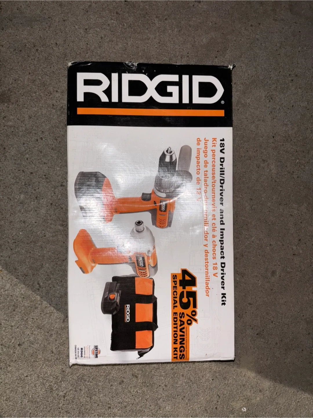 Ridgid 18V Drill/Driver and Impact Driver Kit image indicator(3)