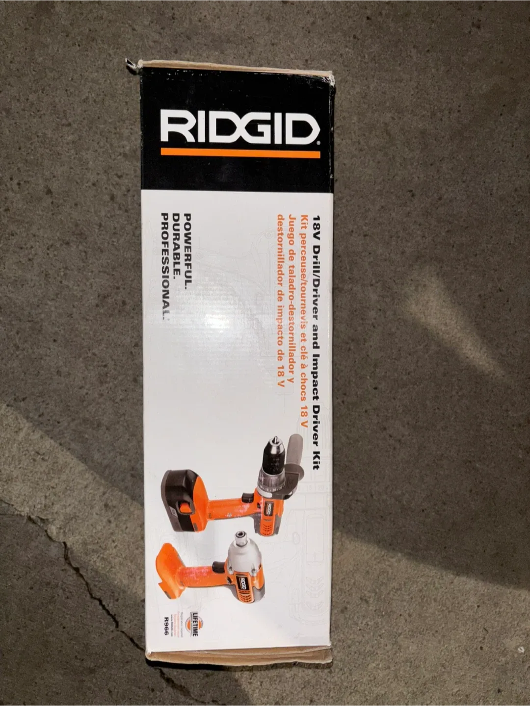 Ridgid 18V Drill/Driver and Impact Driver Kit image indicator(2)