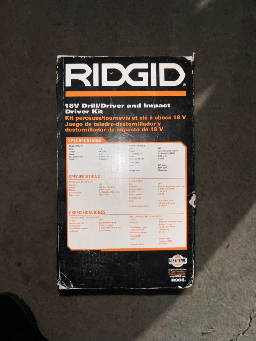Ridgid 18V Drill/Driver and Impact Driver Kit image indicator(4)