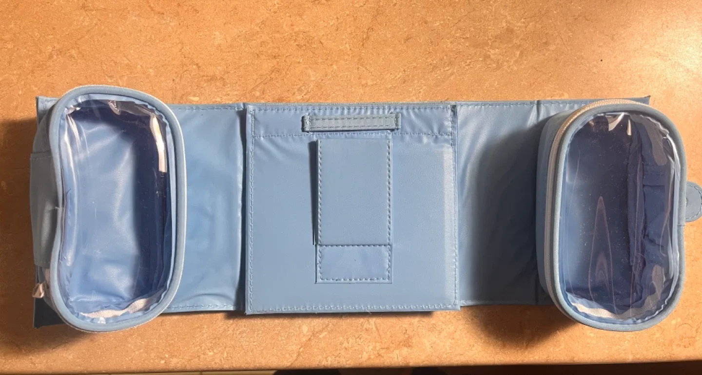 Biotherm Makeup/Cosmetic Bag - Light Blue image indicator(2)