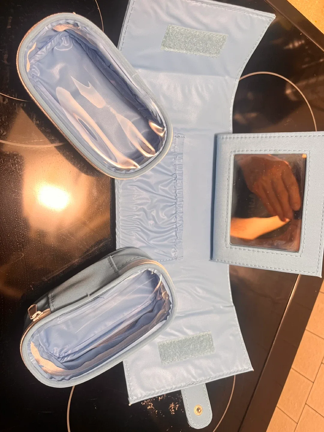 Biotherm Makeup/Cosmetic Bag - Light Blue image indicator(6)