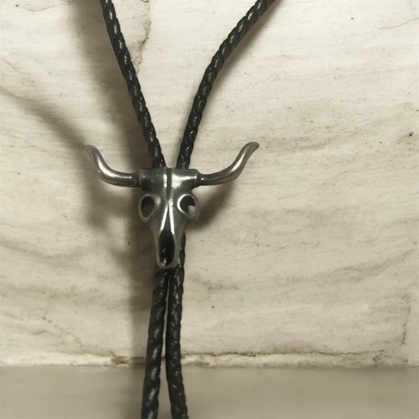Bolo Tie with Bull Skull image indicator(3)