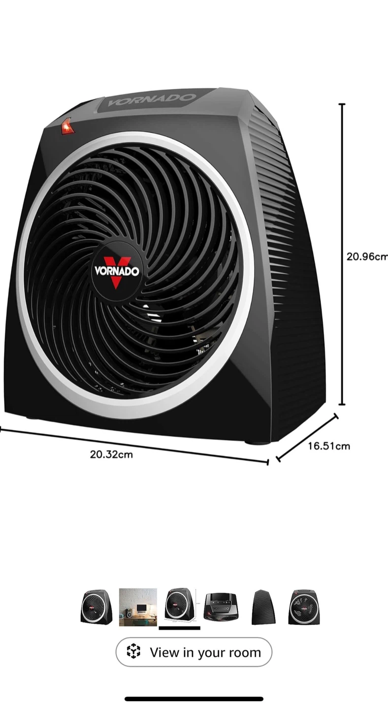 Vornado Velocity 3 Whole Room Heater - photo 4
