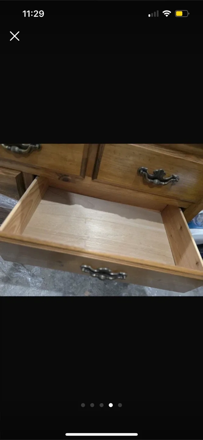 Wooden Dresser with 6 Drawers Furniture image indicator(4)