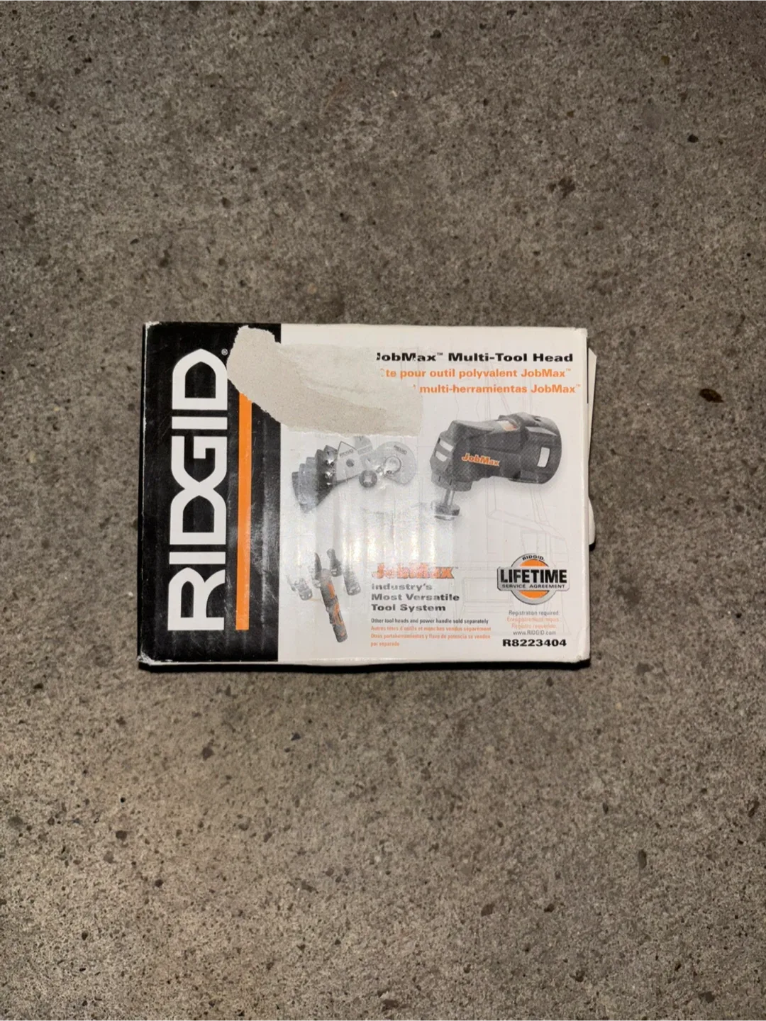RIDGID JobMax Multi-Tool Head with Box