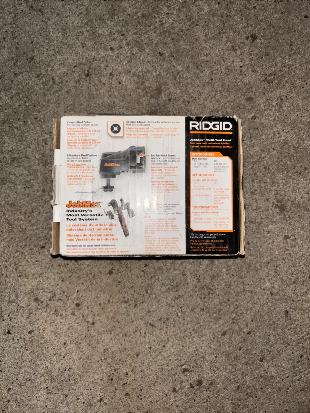 RIDGID JobMax Multi-Tool Head with Box image indicator(2)