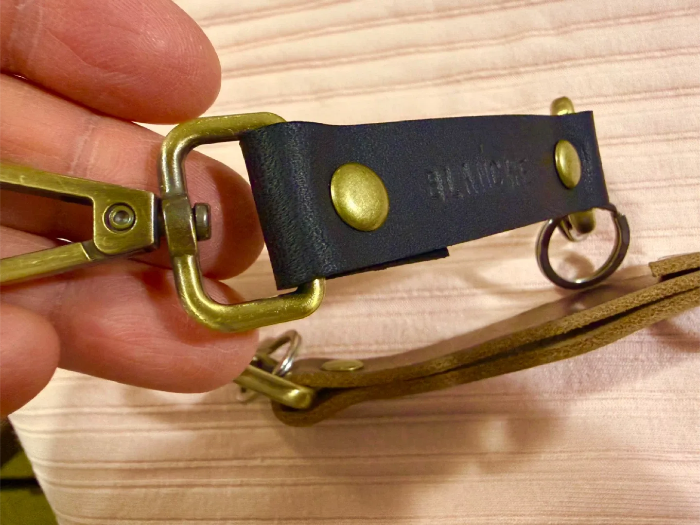 Personalized  Hand made Leather Keychains image indicator(4)