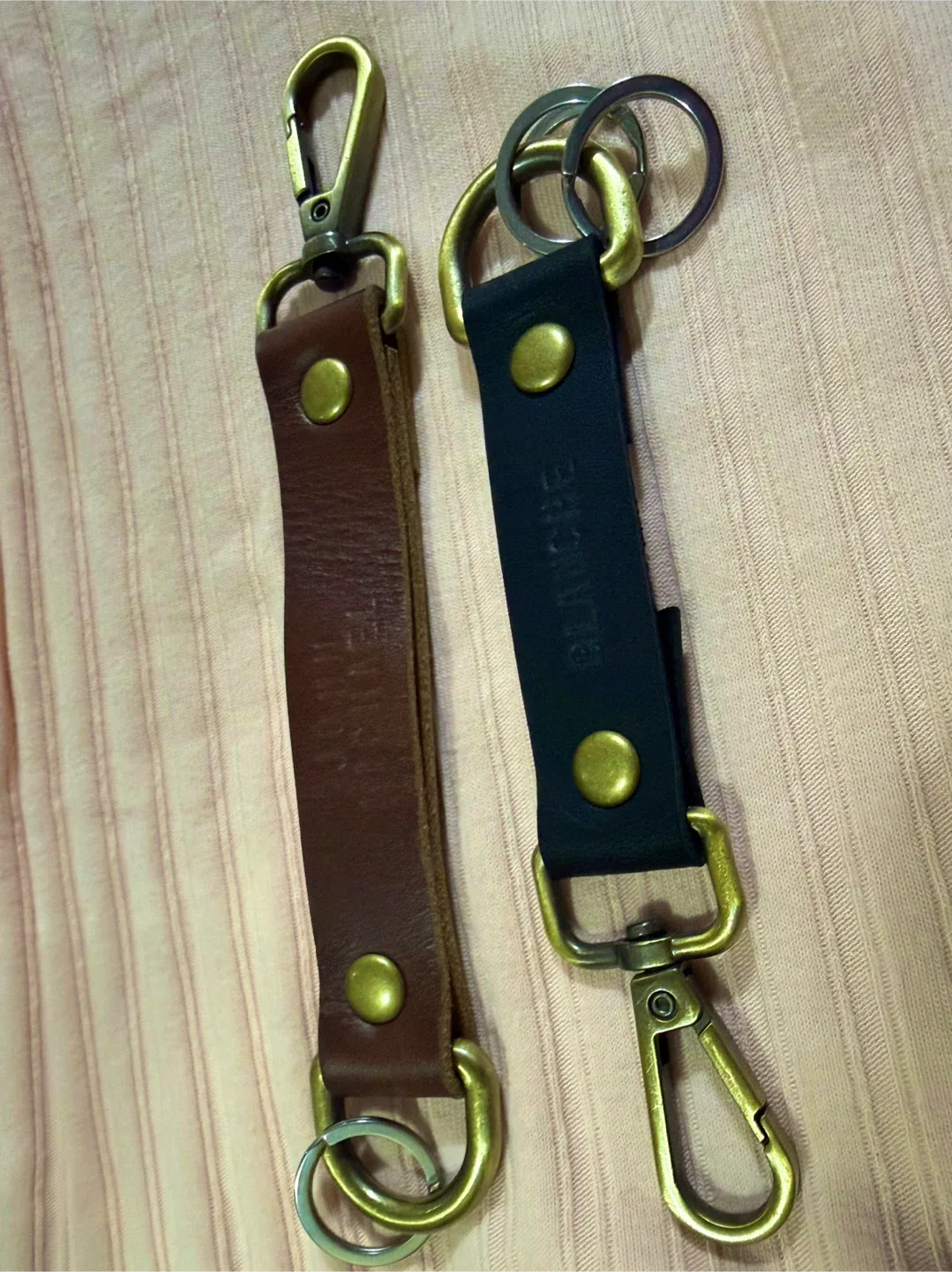 Personalized  Hand made Leather Keychains image indicator(3)