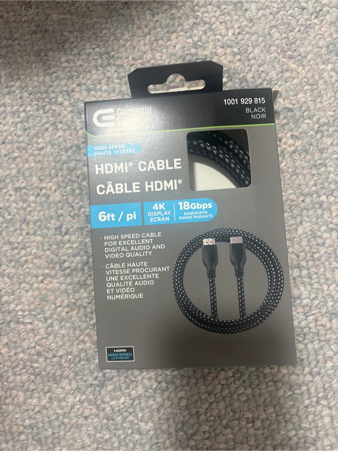Commercial HDMI Cable 6ft - Black