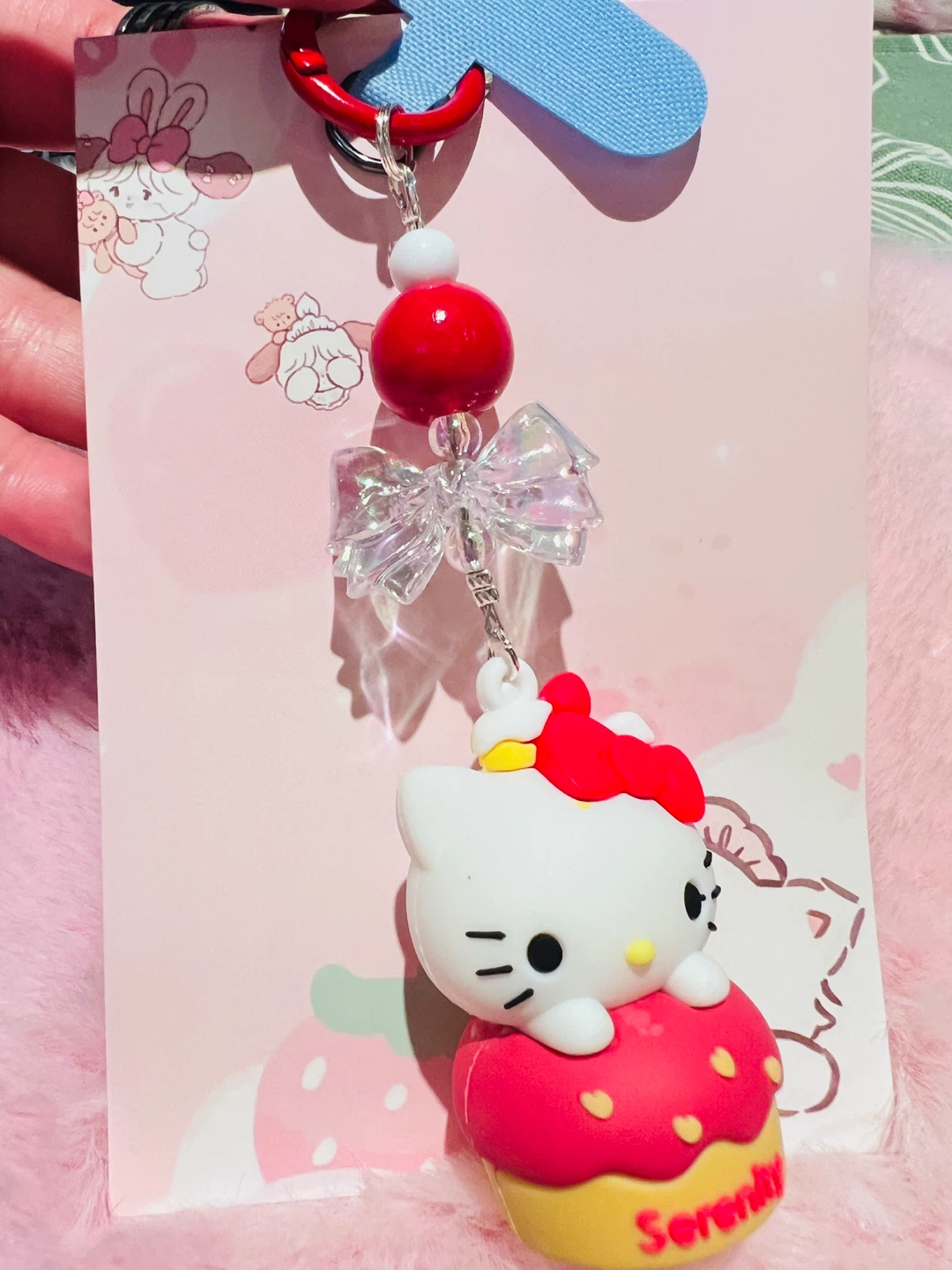 Beaded Charm Phone Strap
