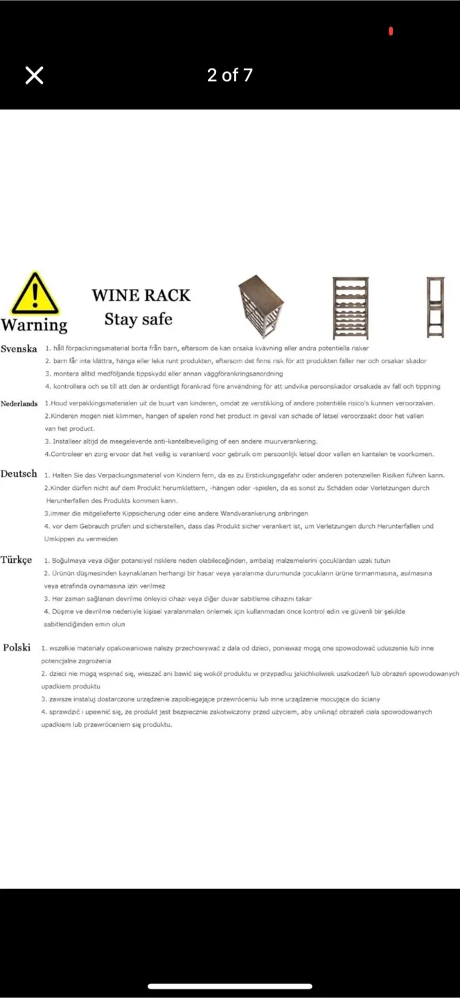 Multifunctional Wine Rack with Shelf image indicator(6)