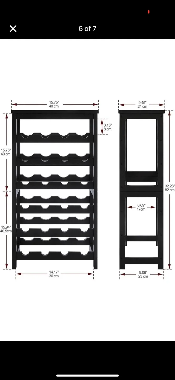 Multifunctional Wine Rack with Shelf image indicator(2)