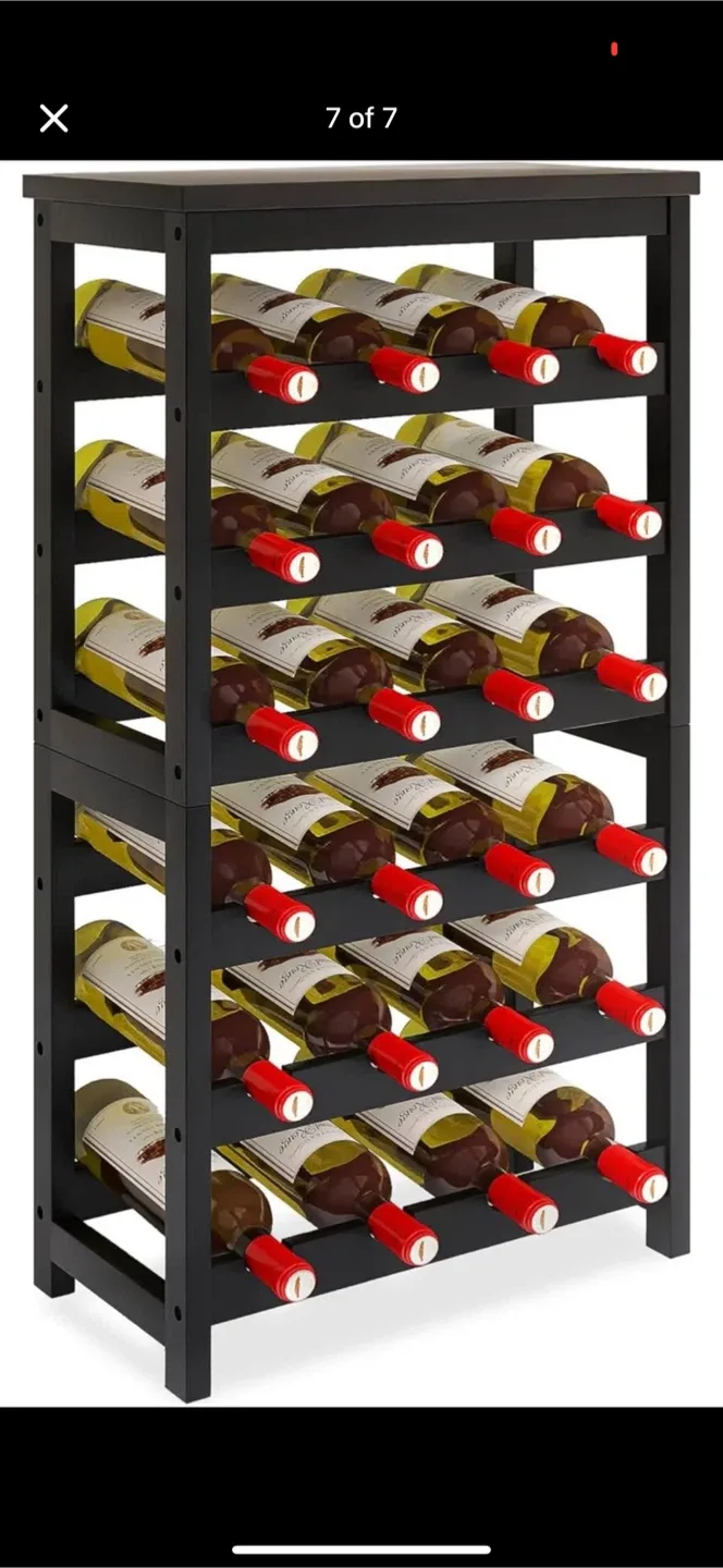 Multifunctional Wine Rack with Shelf thumbnail