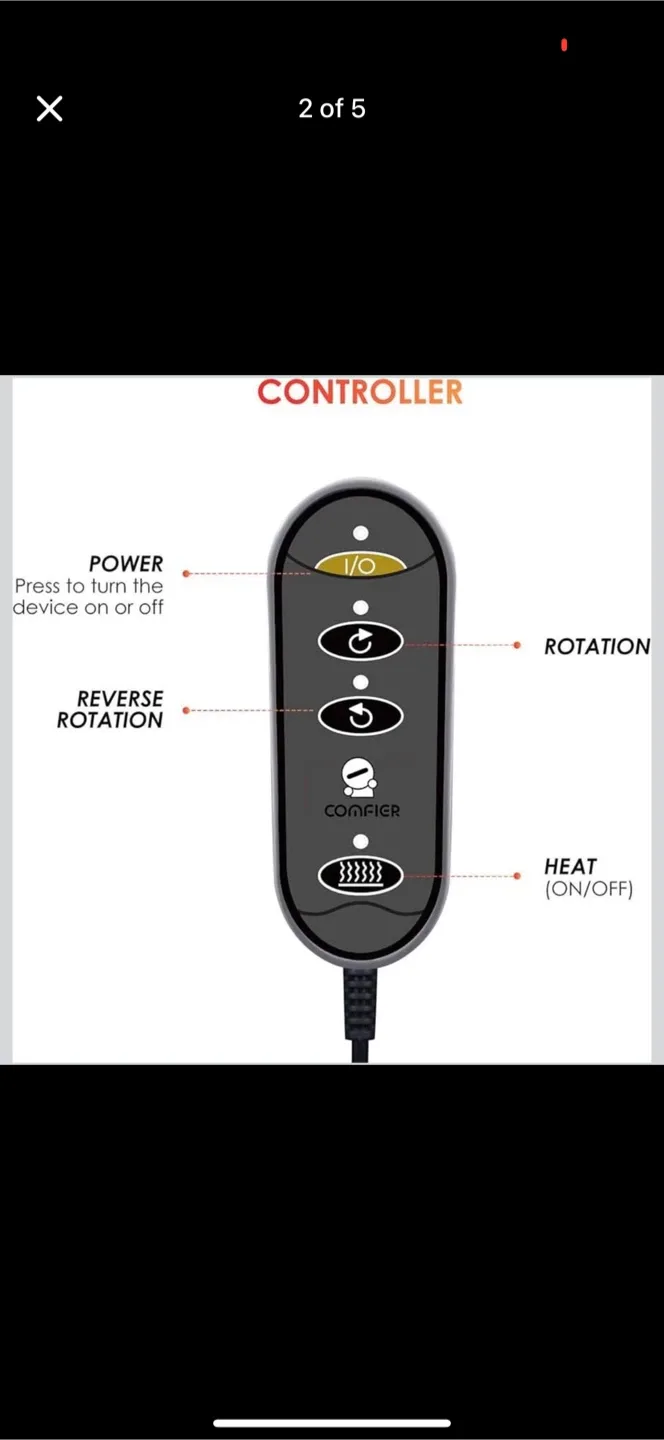 Comfier Foot Warmer Massager - Like New! image indicator(4)