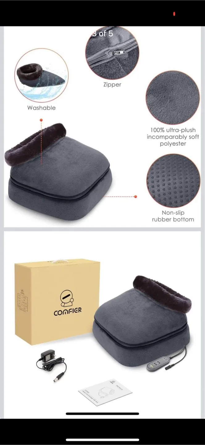 Comfier Foot Warmer Massager - Like New! image indicator(3)