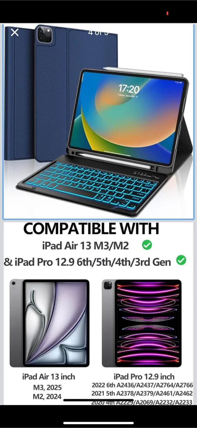 ProCase iPad Keyboard Case for iPad Air/Pro image indicator(2)