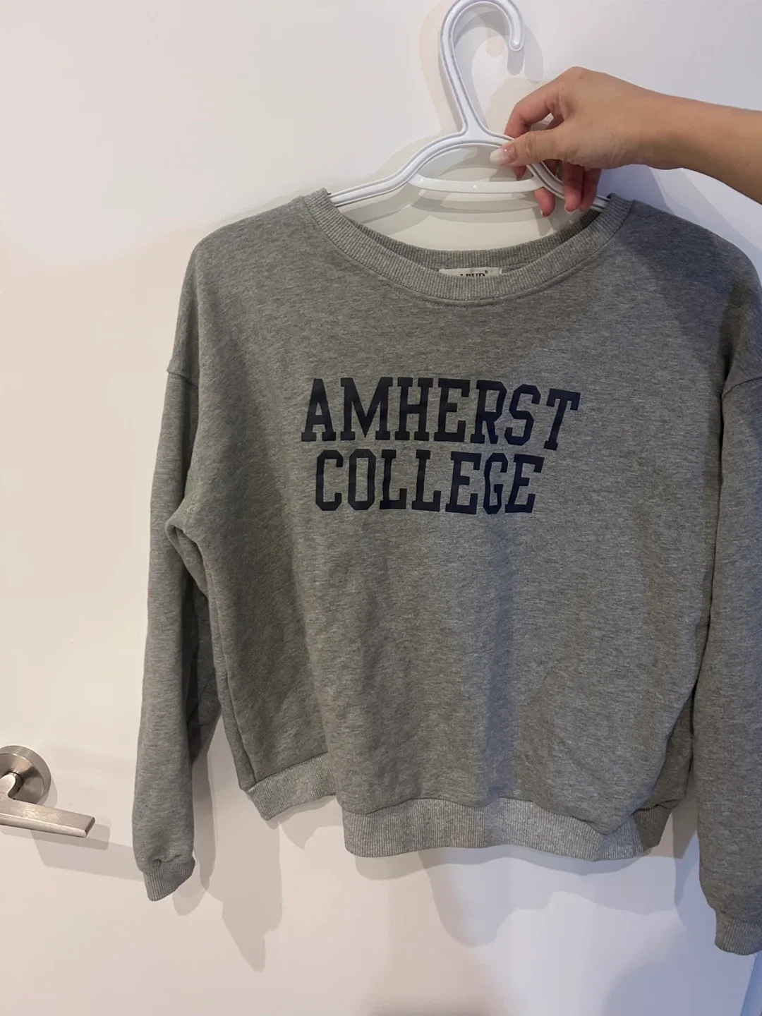 Amherst College Gray Sweatshirt