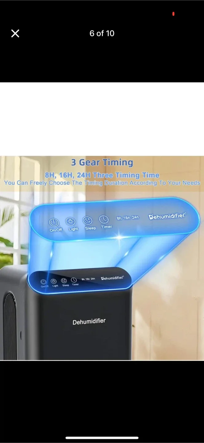 Dehumidifier with Air Filter & Aroma Pad image indicator(5)