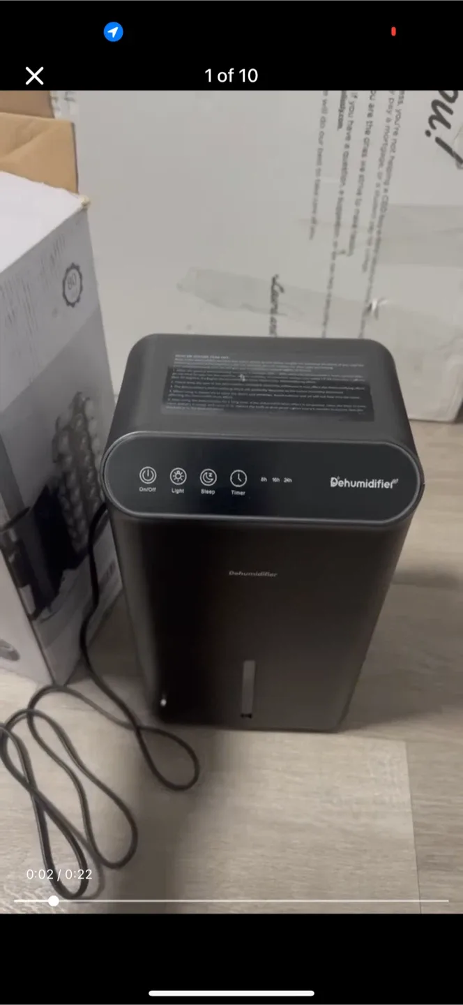 Dehumidifier with Air Filter & Aroma Pad image indicator(10)