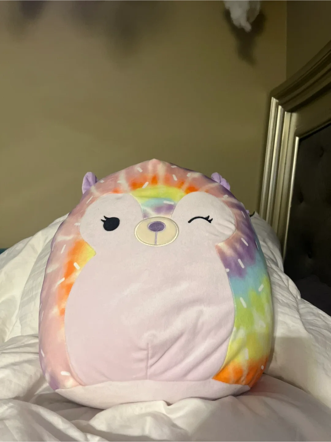 Squishmallow Tie Dye Hedgehog Plush