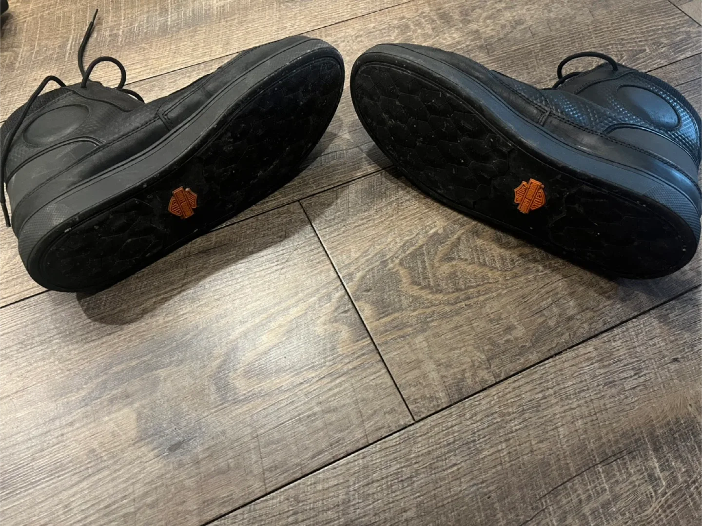 Harley-Davidson Black Leather High-Top Riding Boots (fit large) image indicator(5)