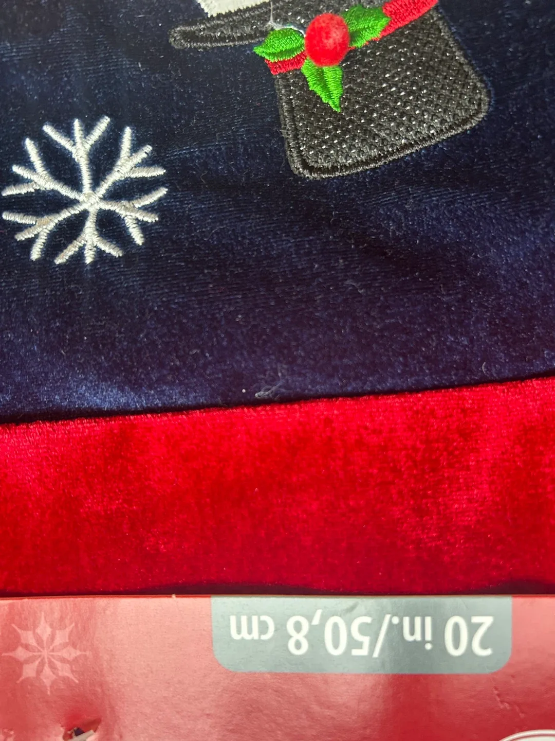 Holiday Time Snowman Stocking - New image indicator(4)