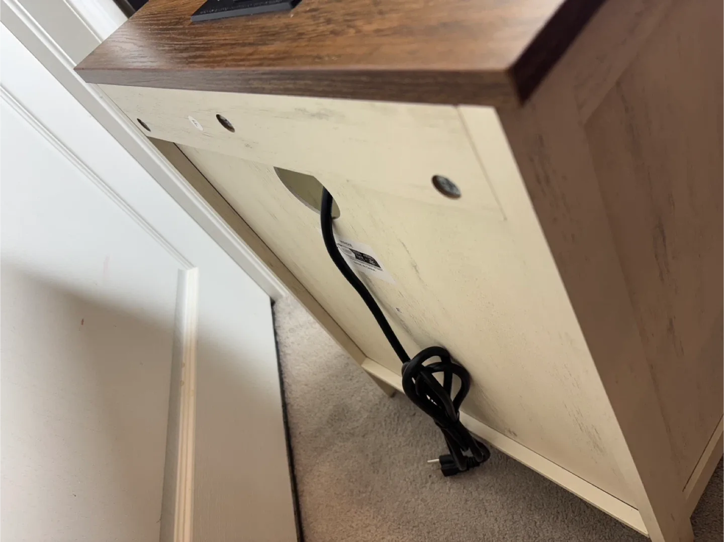 Bedside Nightstand with Drawer & Shelf image indicator(4)