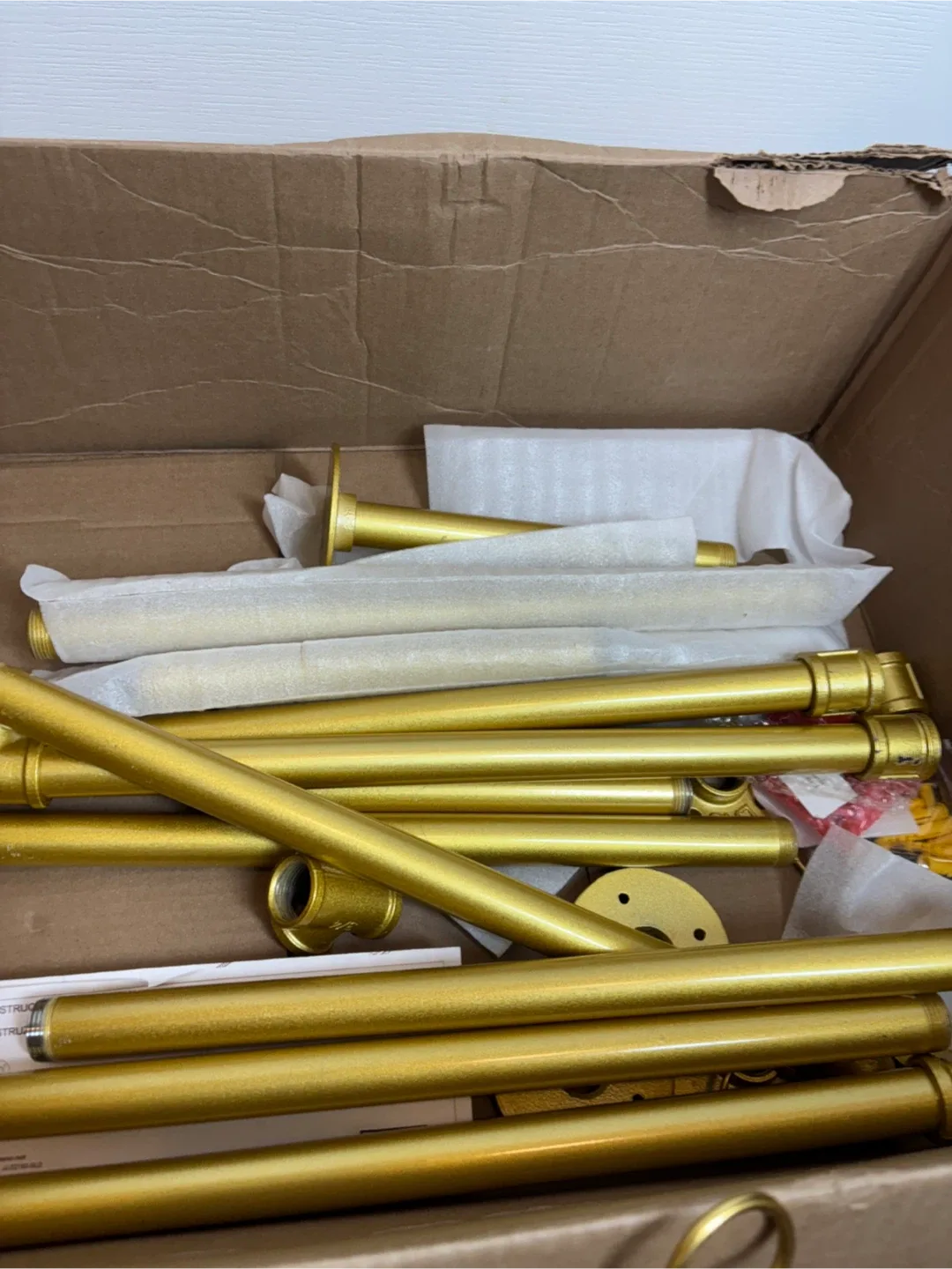 Antic Gold Clothes Rack /Gold hanger image indicator(4)