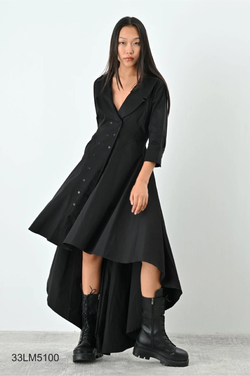 Black High-Low Dress - Size Unknown