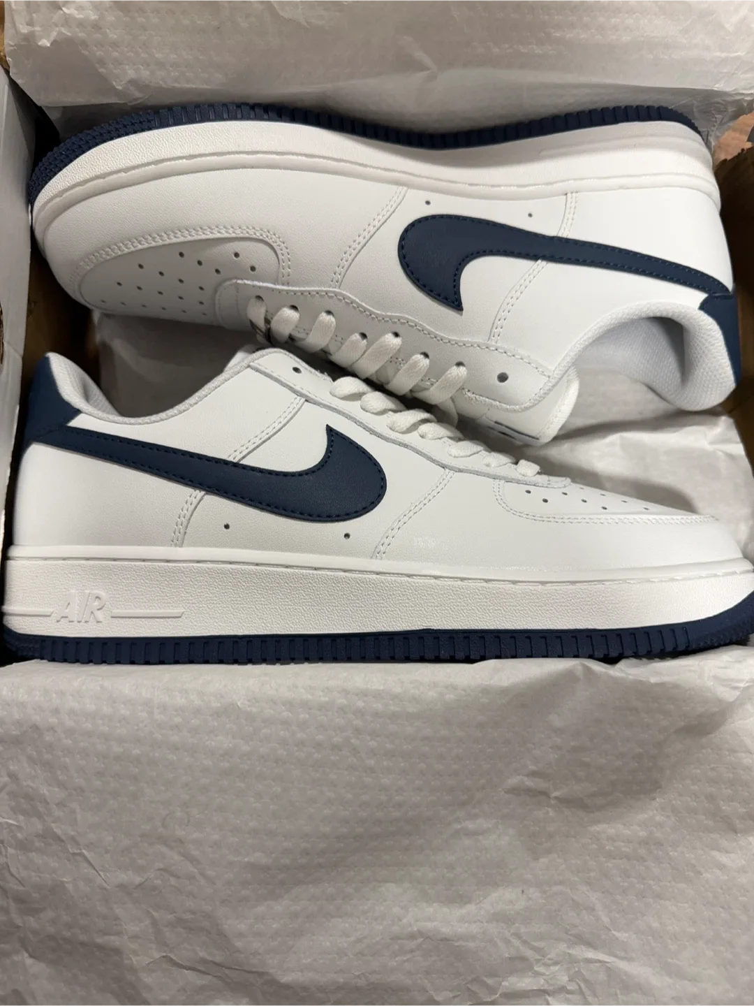 Nike Air Force 1 '07 'White Midnight Navy' image indicator(8)