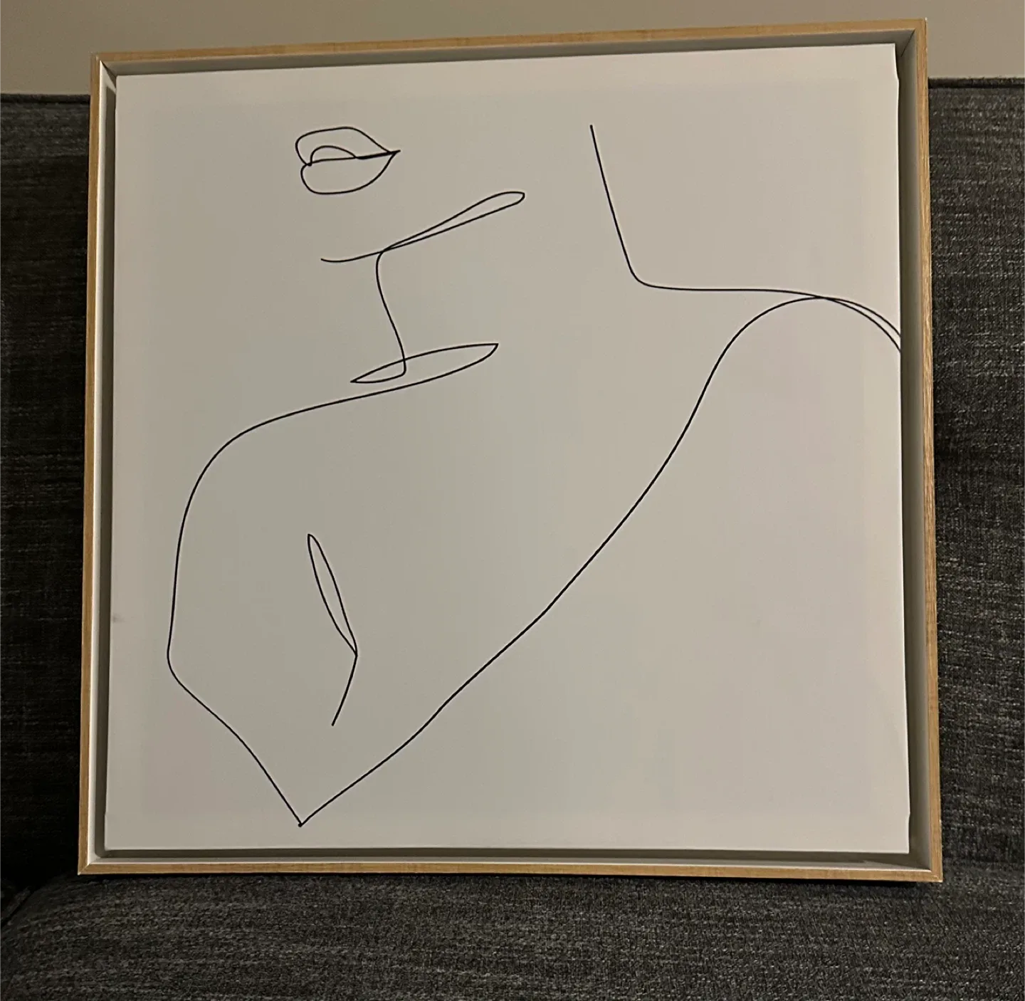 Art 17.5” x 17.5” Line Art