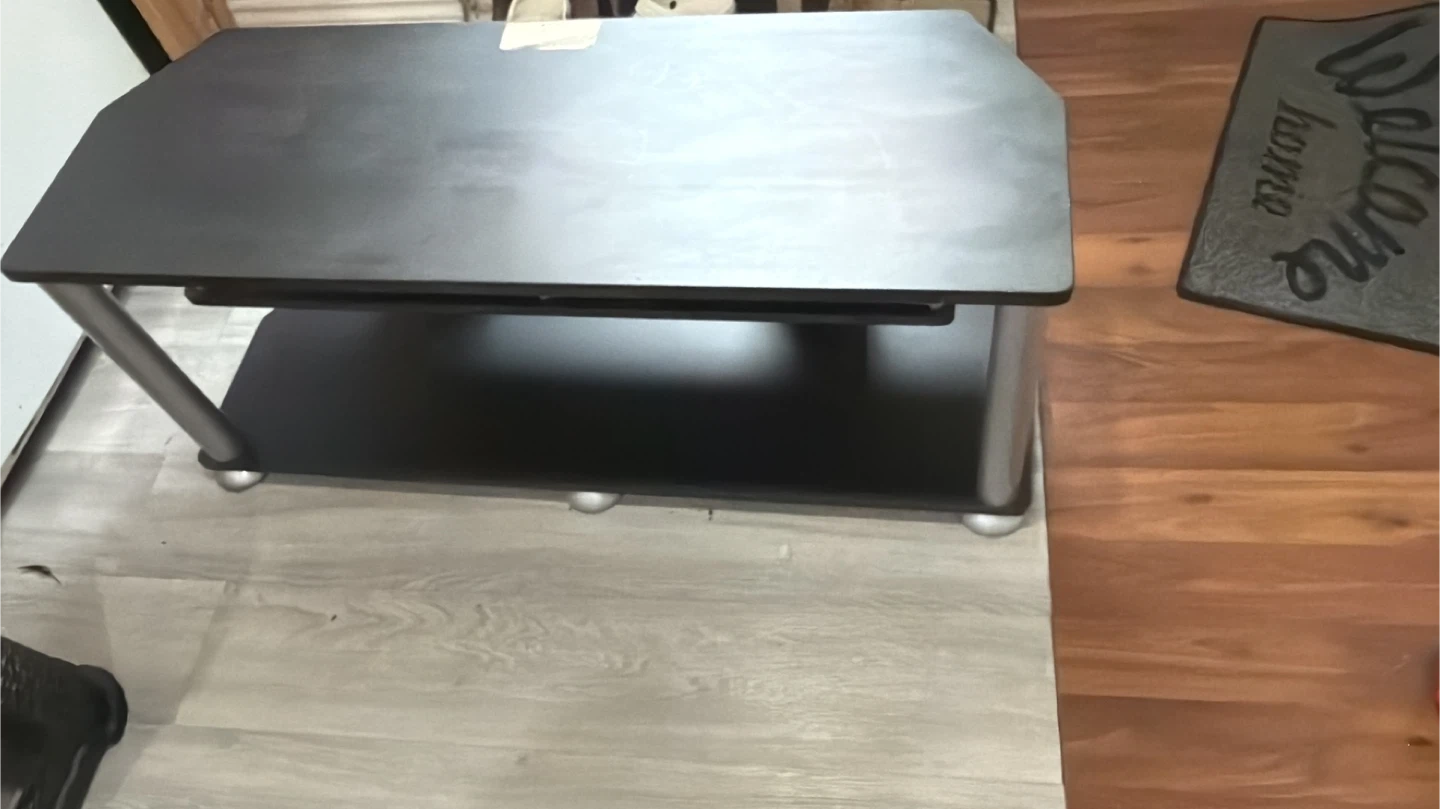 Black TV table/coffee table