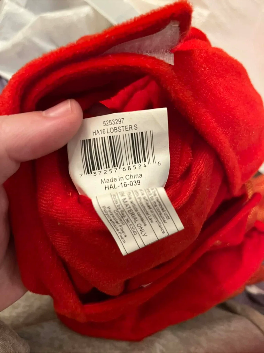 Crab Dog Costume Size Small image indicator(5)