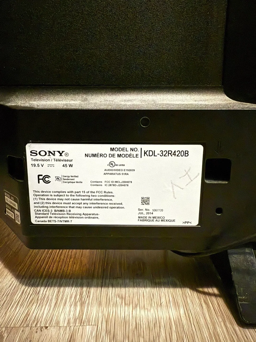 Sony Bravia 32" TV - KDL-32R420B image indicator(3)