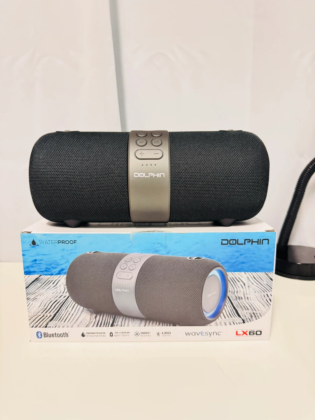 Dolphin LX60 Waterproof Bluetooth Speaker with FM Radio
