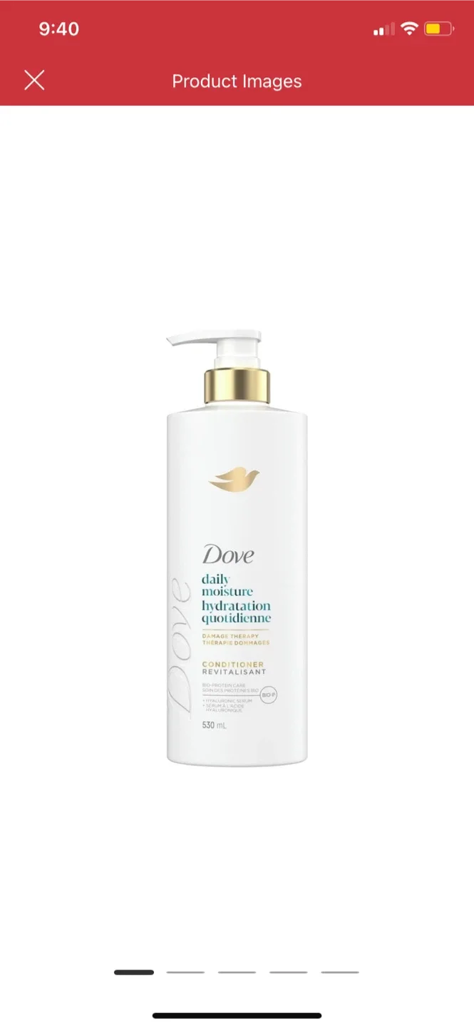 Dove Conditioner 530 mL image indicator(7)