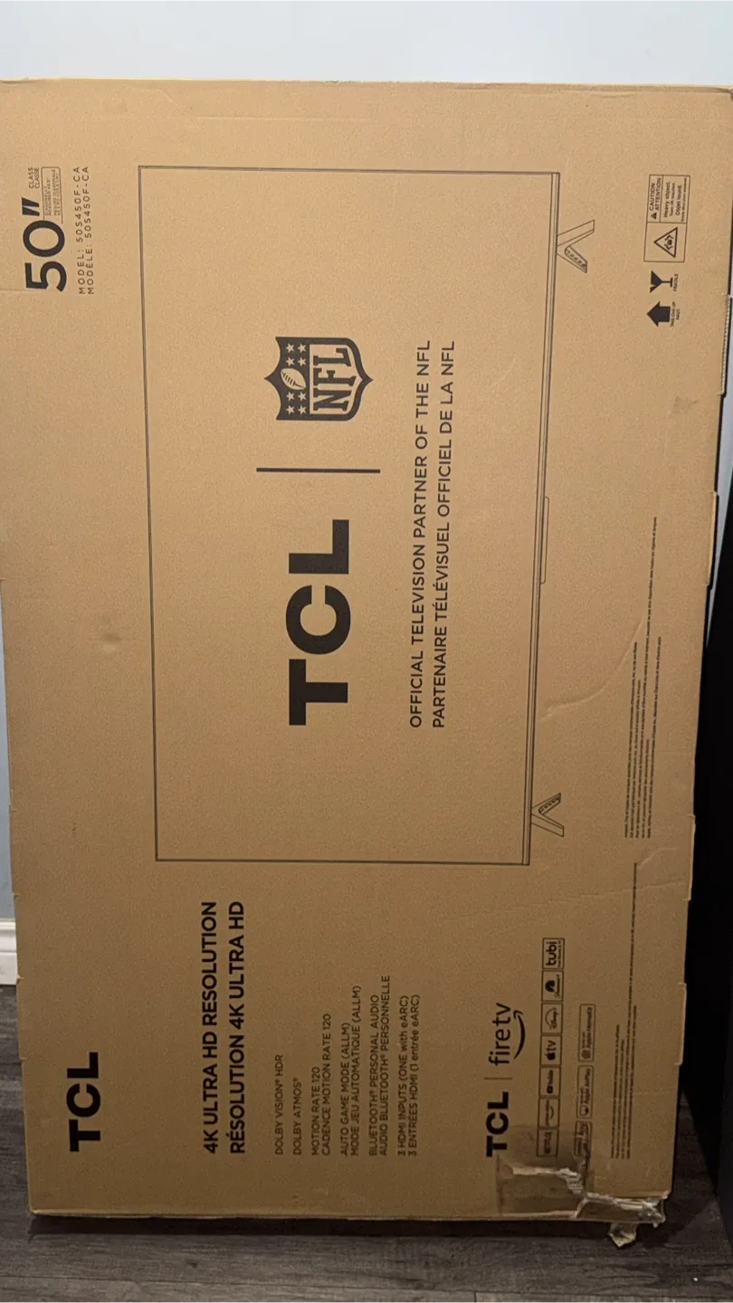 TCL 50" 4K Ultra HD Fire TV - New in Box!