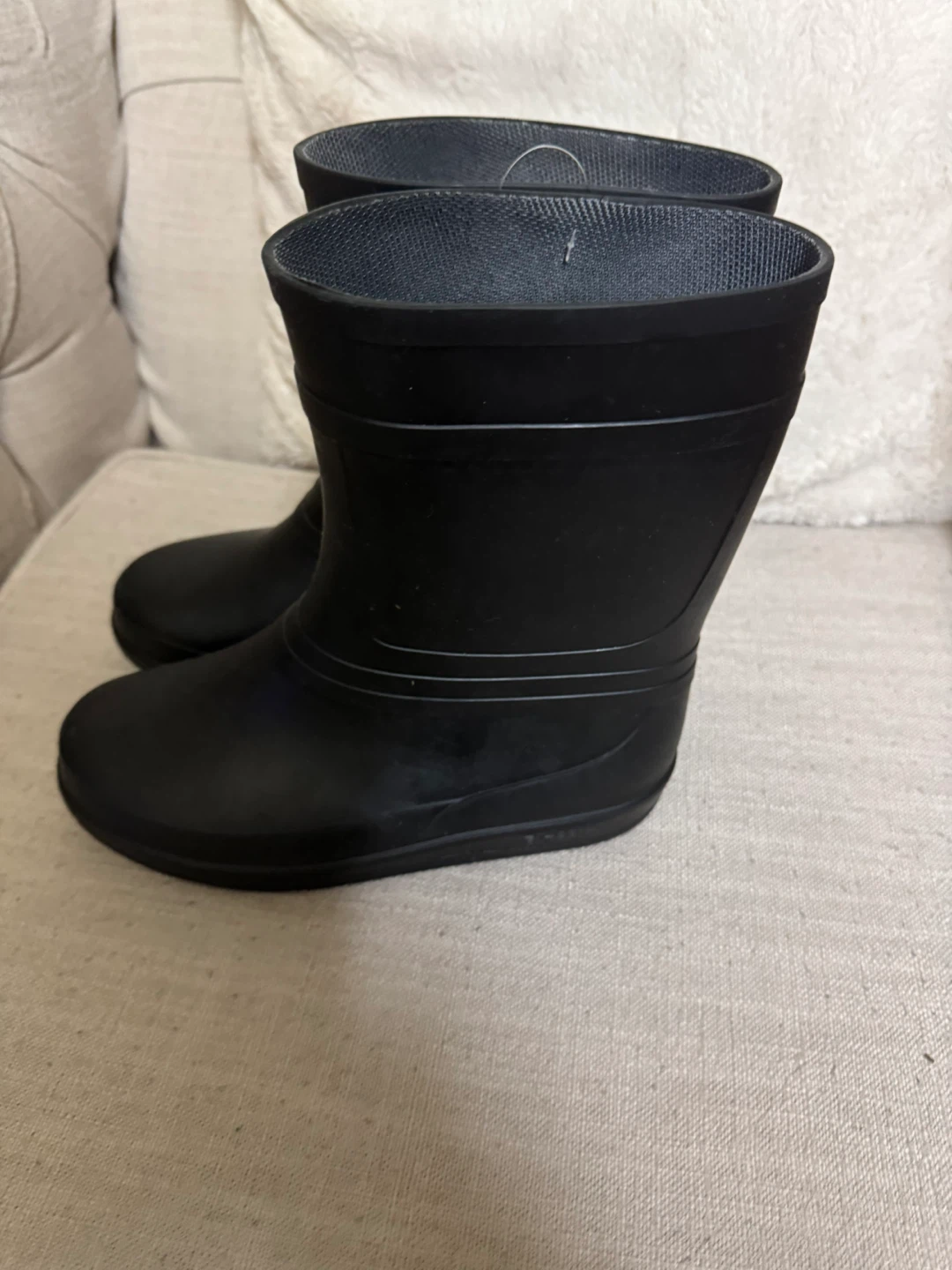 Black Rain Boots - Size 4 - 10 each - photo 3