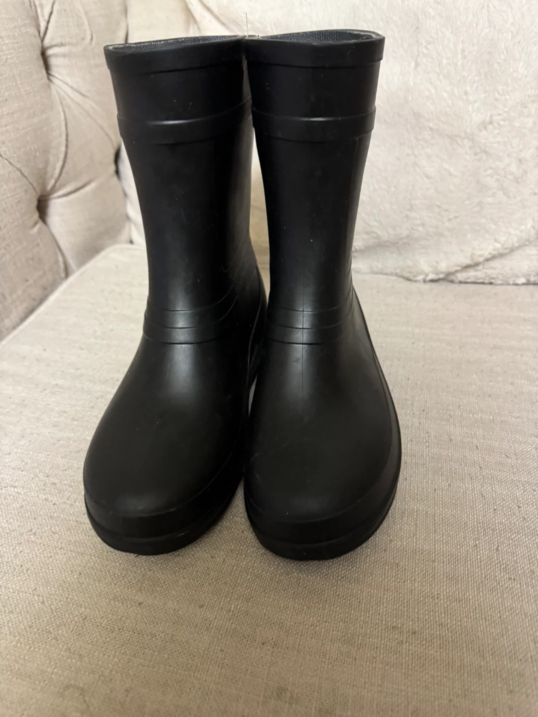 Black Rain Boots - Size 4 - 10 each - photo 2