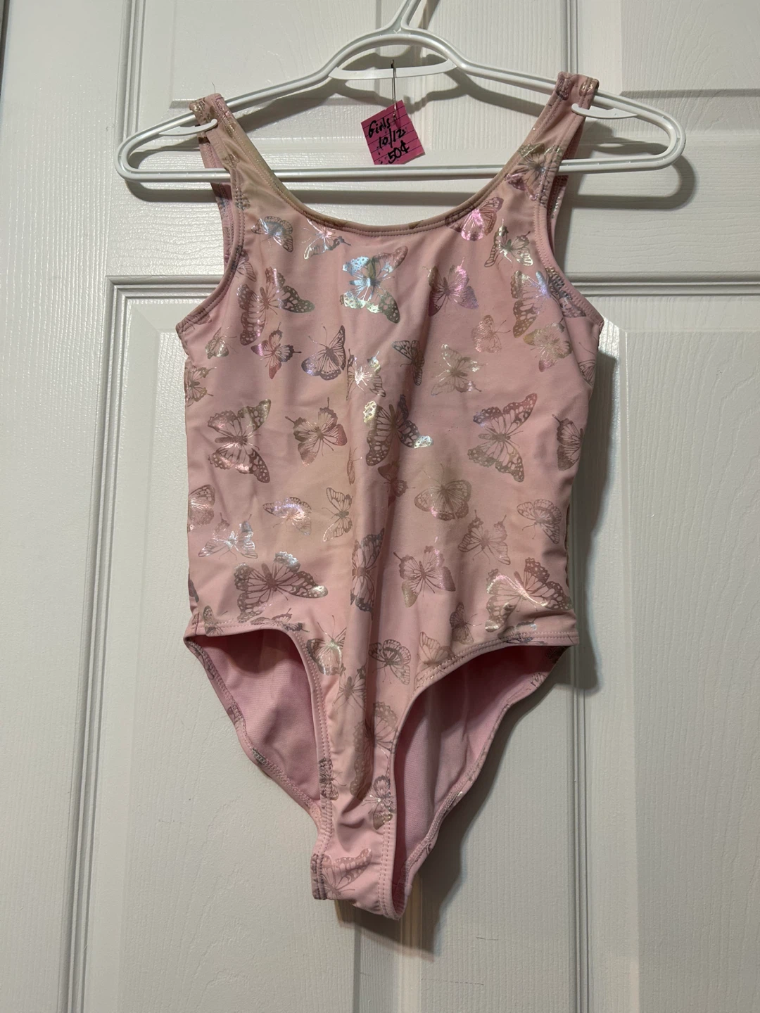 Swimsuit girls (sz 10/12) / light pink